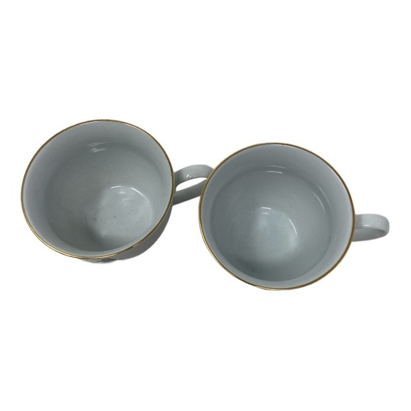 Vintage Christmas Tree Coffee Cups with. Gold Rim. - Picture 5 of 6